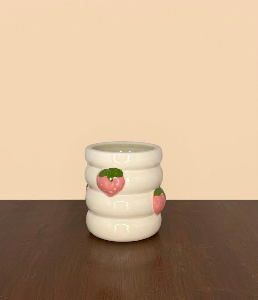 Pink Strawberry Planter