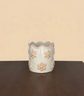 White and Pink Flower Planter